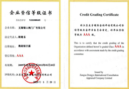 企業資(zī)信等級證書