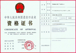 進(jìn)出口許可證